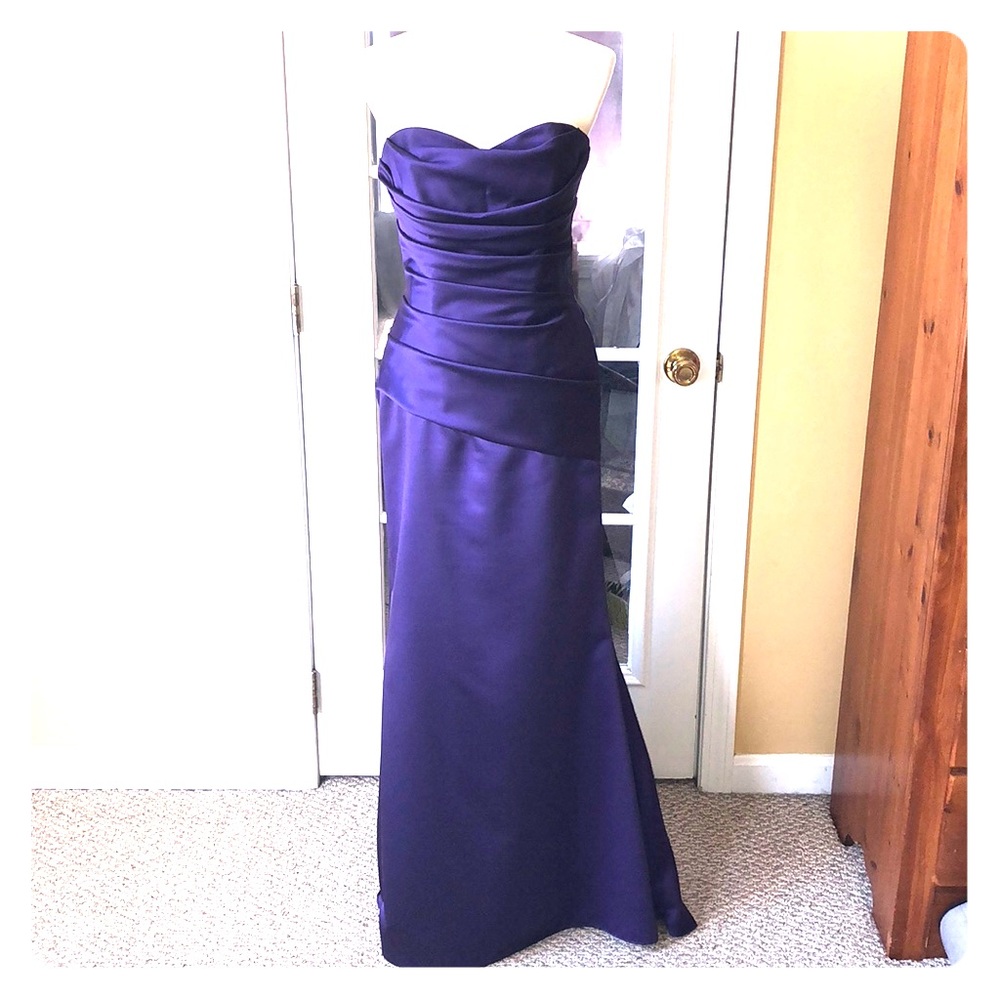 Mackenzie Michaels made in USA purple gown.